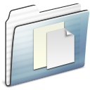 Documente Folder Graphite Stripe Icon